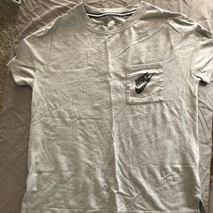 Grey Nike pocket tee
